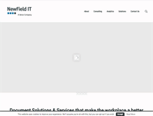 Tablet Screenshot of newfieldit.com
